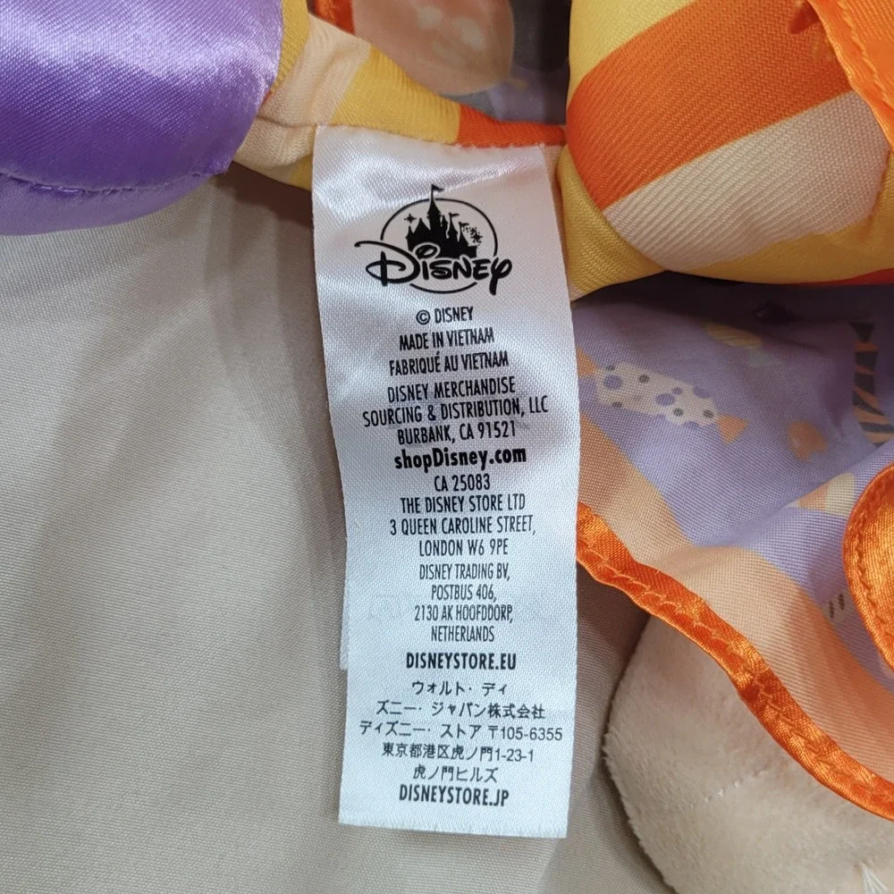 Disney Store Minnie Mouse Plush Purple Halloween Witch Costume 2020 Cape